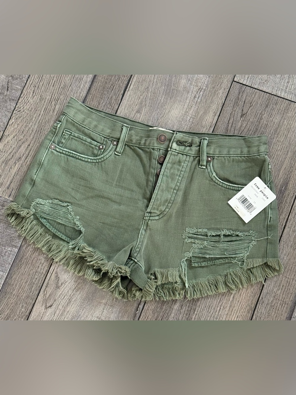 NEW! Free People Loving Good Vibrations Short in Sage